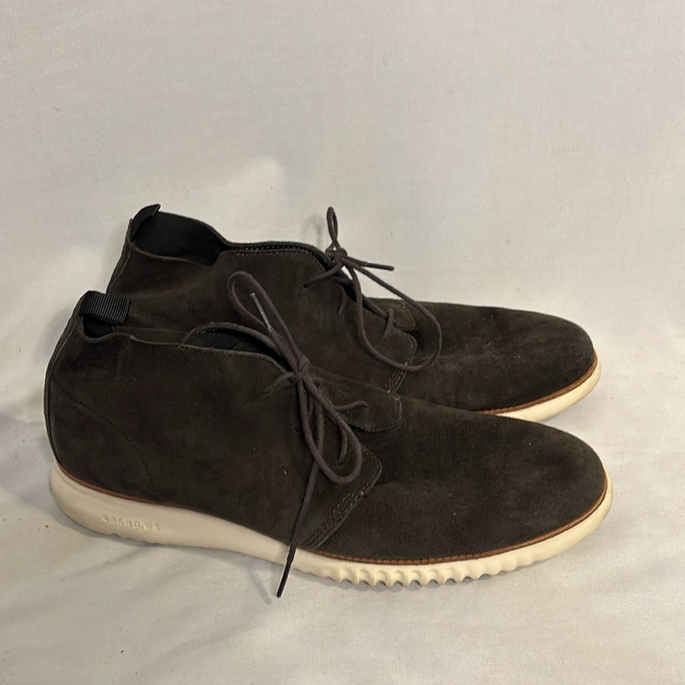 Cole Haan Zero Grand Suede Chukka Shoes Lace up Men's 13M - Picture 2 of 8